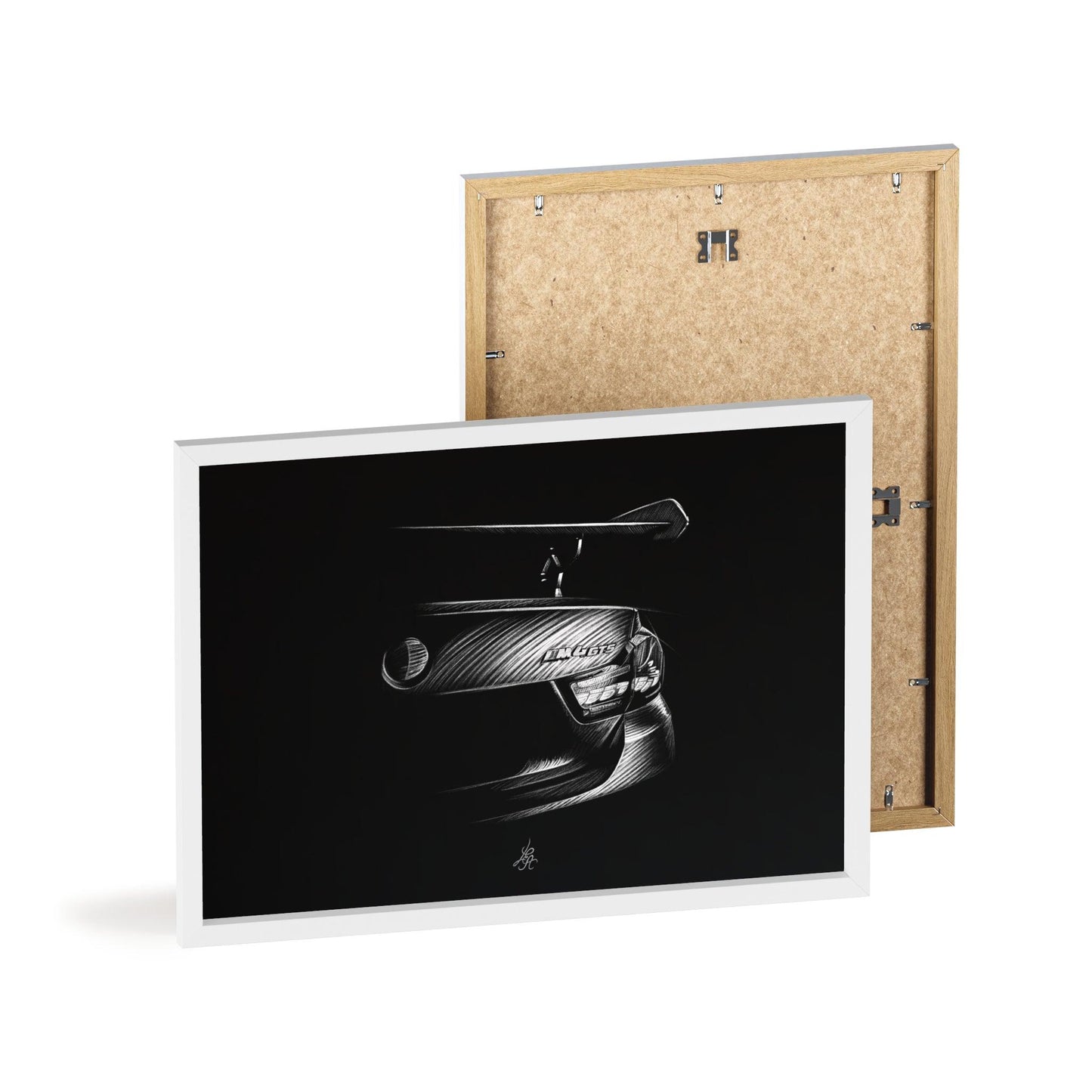 Dessin Encadré BMW, M4 GTS, décoration automobile-LE CADEAU AUTOMOBILE