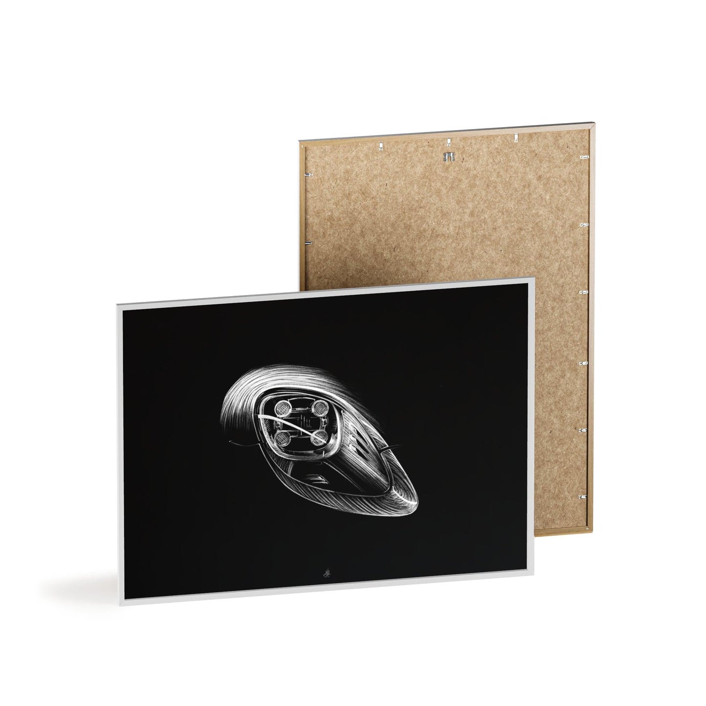 Dessin Encadré Porsche 918, Spyder, décoration hypercar-LE CADEAU AUTOMOBILE