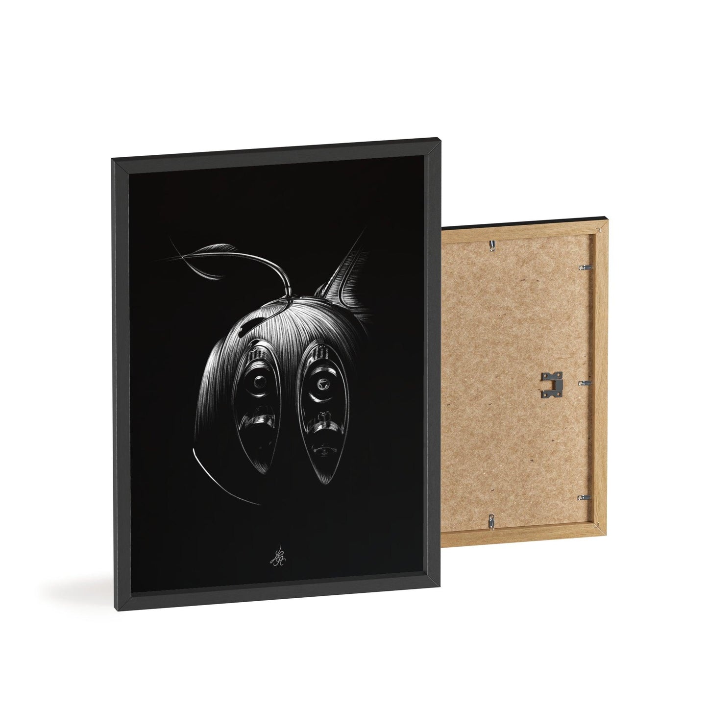 Dessin Encadré Pagani Huayra, BC, décoration hypercar-LE CADEAU AUTOMOBILE