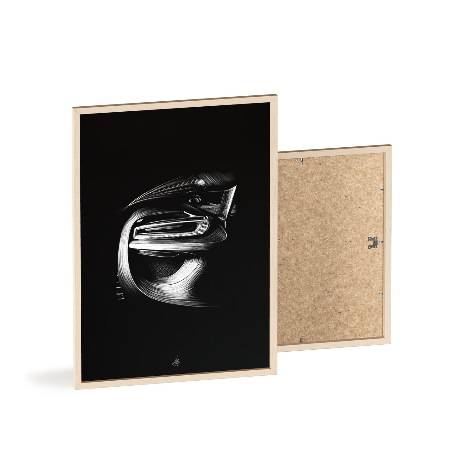 Dessin Encadré Porsche, 918, Weissach, décoration hypercar-LE CADEAU AUTOMOBILE