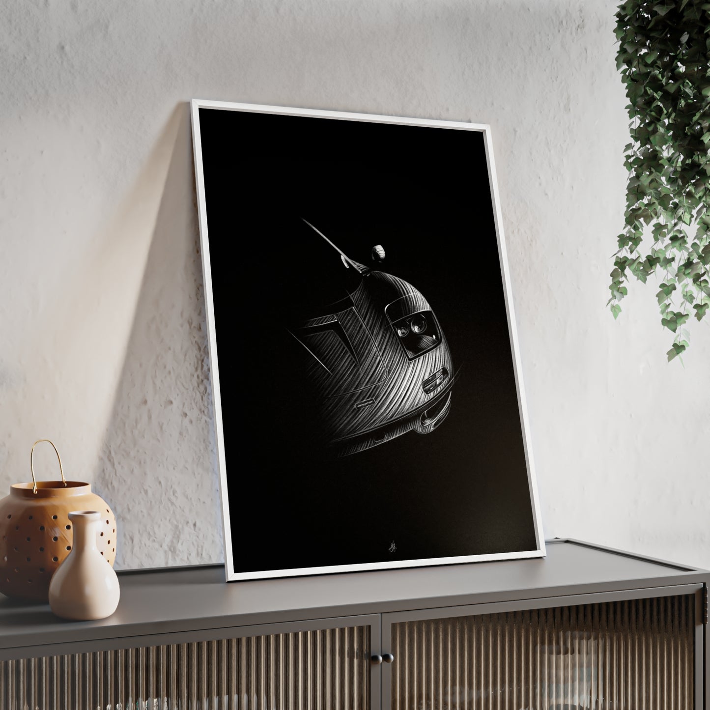 Dessin Encadré McLaren F1, décoration supercar