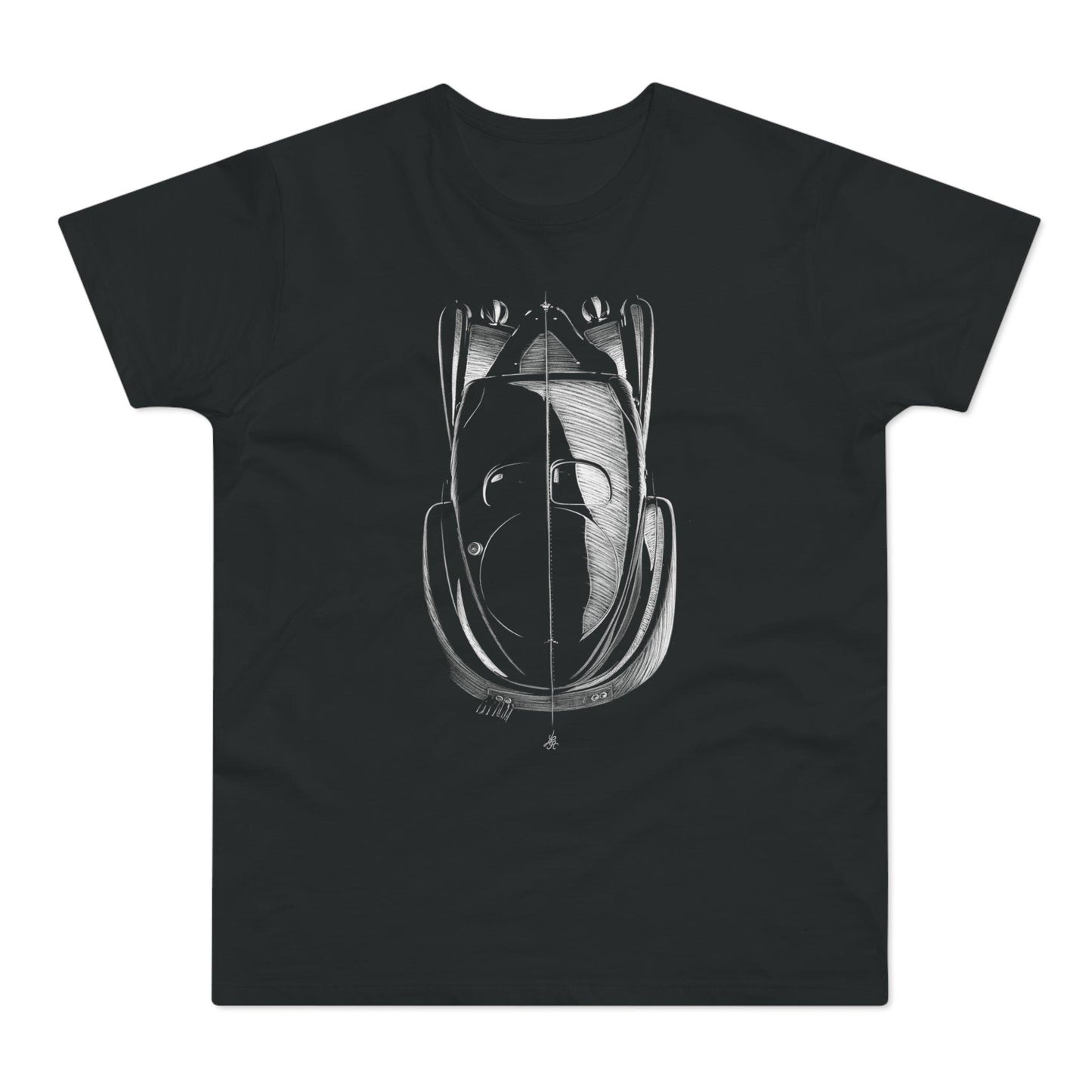 T-shirt Bugatti, La Voiture Noire, Type 57 SC Atlantic, unisexe - LE CADEAU AUTOMOBILE