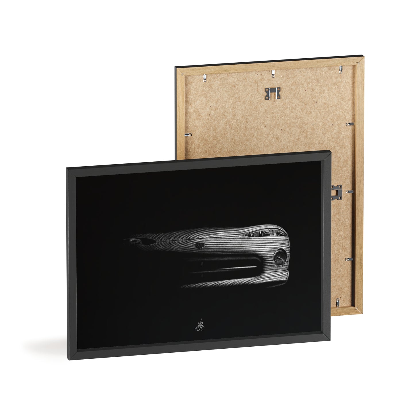 Dessin Encadré Dodge Viper, décoration supercar