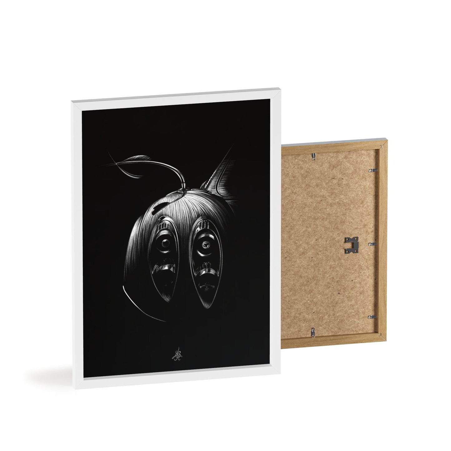 Dessin Encadré Pagani Huayra, BC, décoration hypercar-LE CADEAU AUTOMOBILE