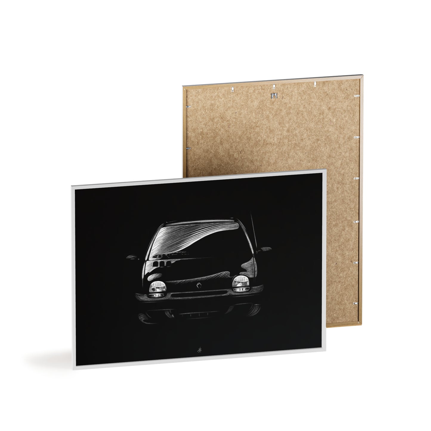 Dessin Encadré Renault Twingo, décoration 2000s