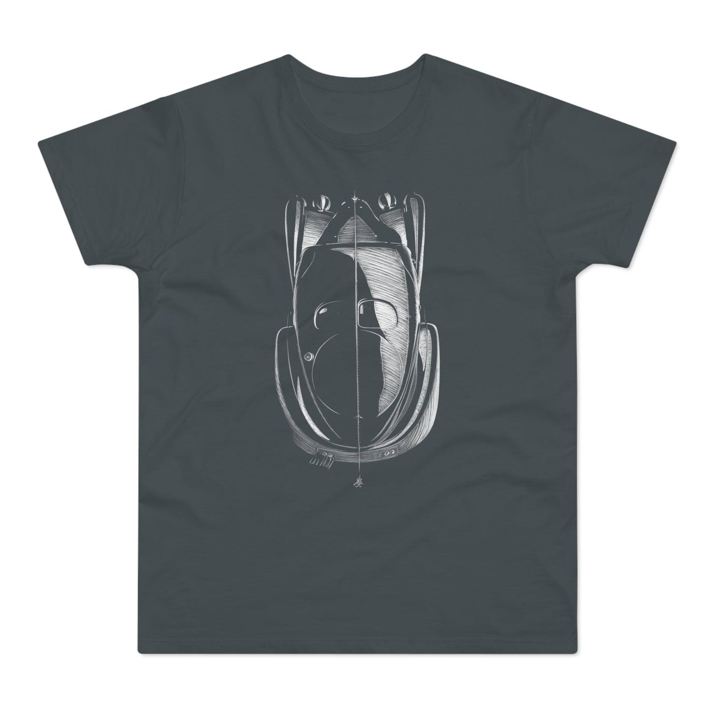 T-shirt Bugatti, La Voiture Noire, Type 57 SC Atlantic, unisexe - LE CADEAU AUTOMOBILE