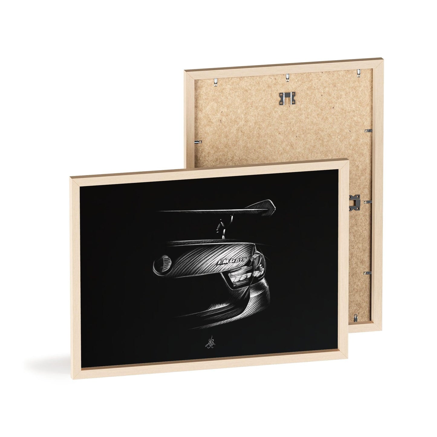 Dessin Encadré BMW, M4 GTS, décoration automobile-LE CADEAU AUTOMOBILE
