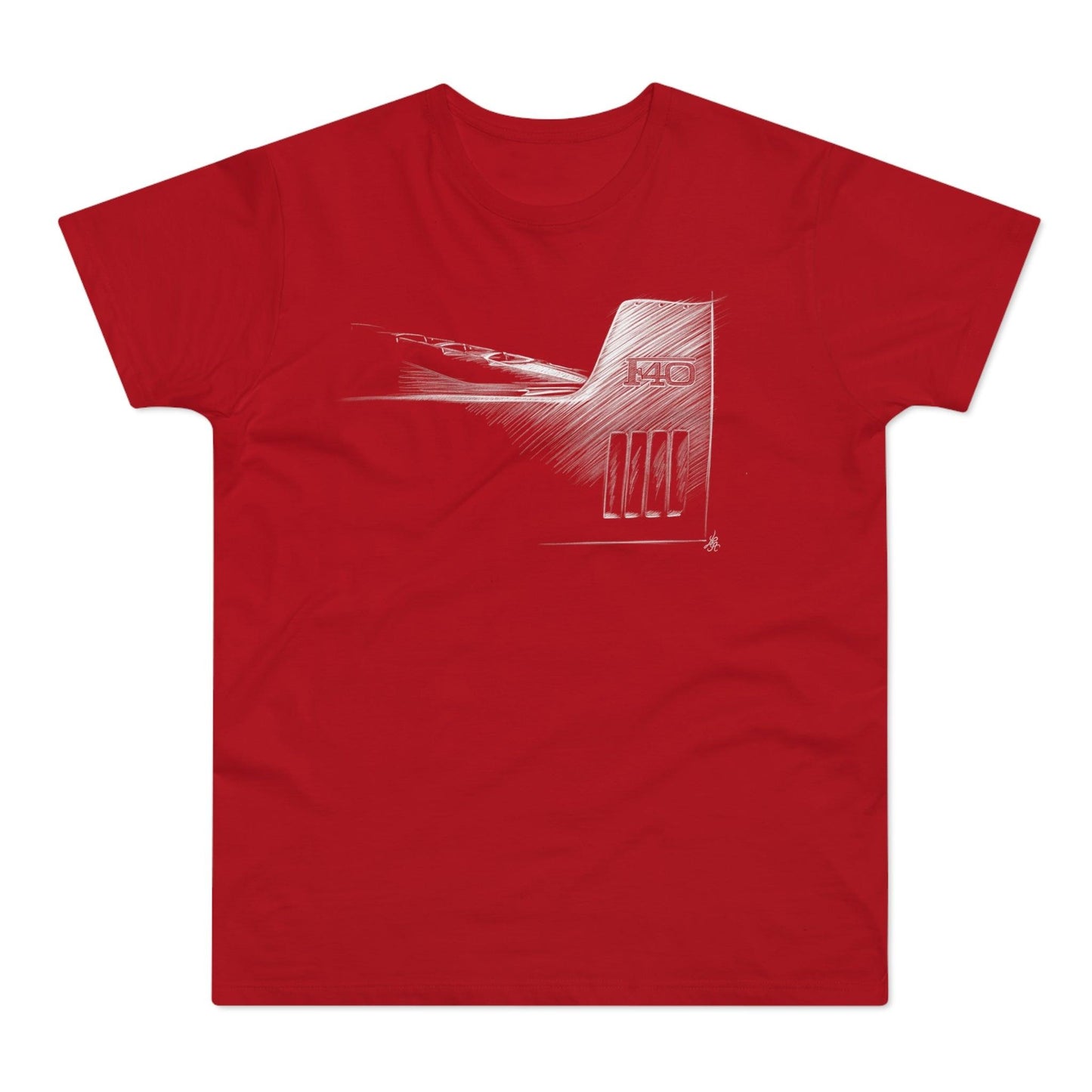 T-shirt Ferrari F40, unisexe-LE CADEAU AUTOMOBILE