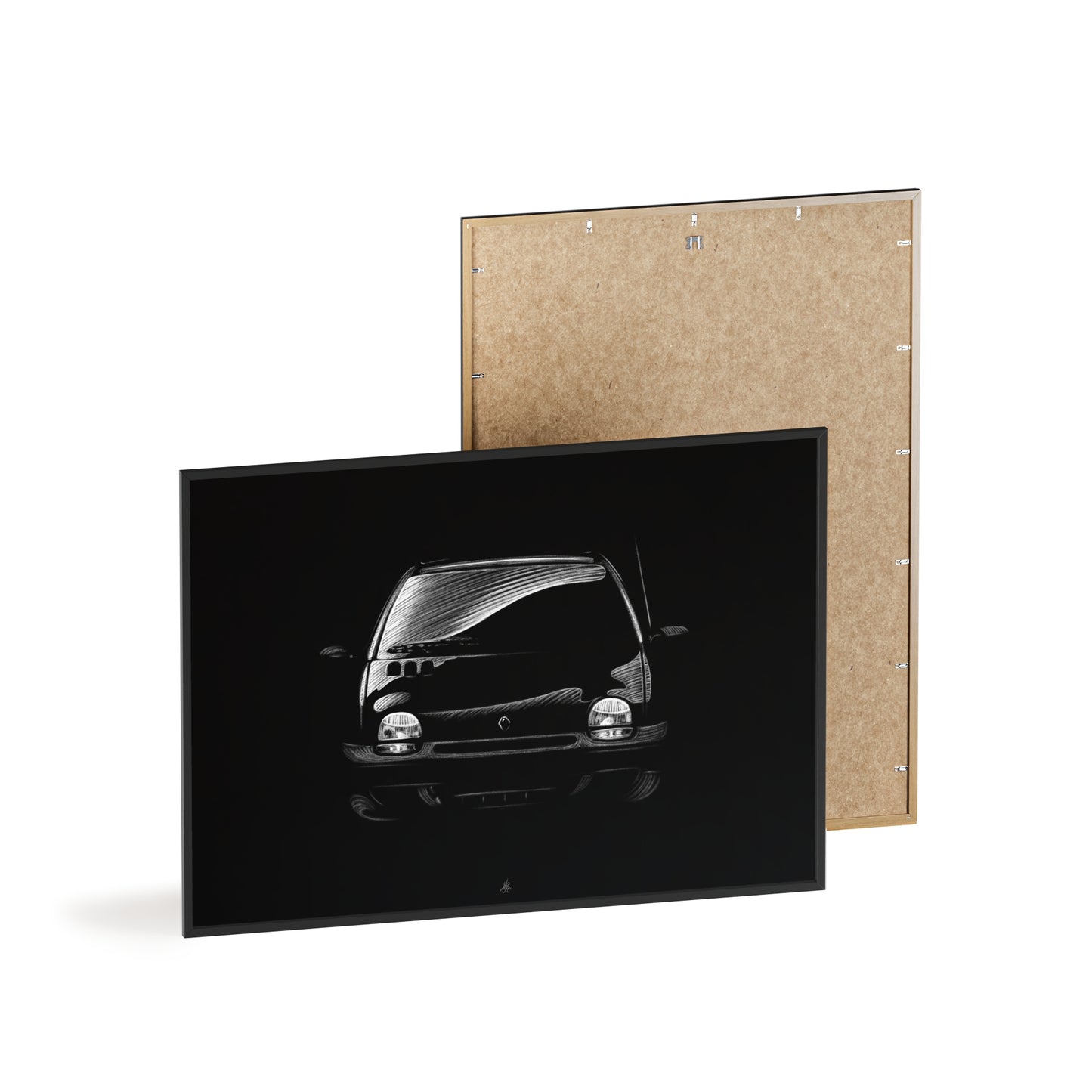 Dessin Encadré Renault Twingo, décoration 2000s