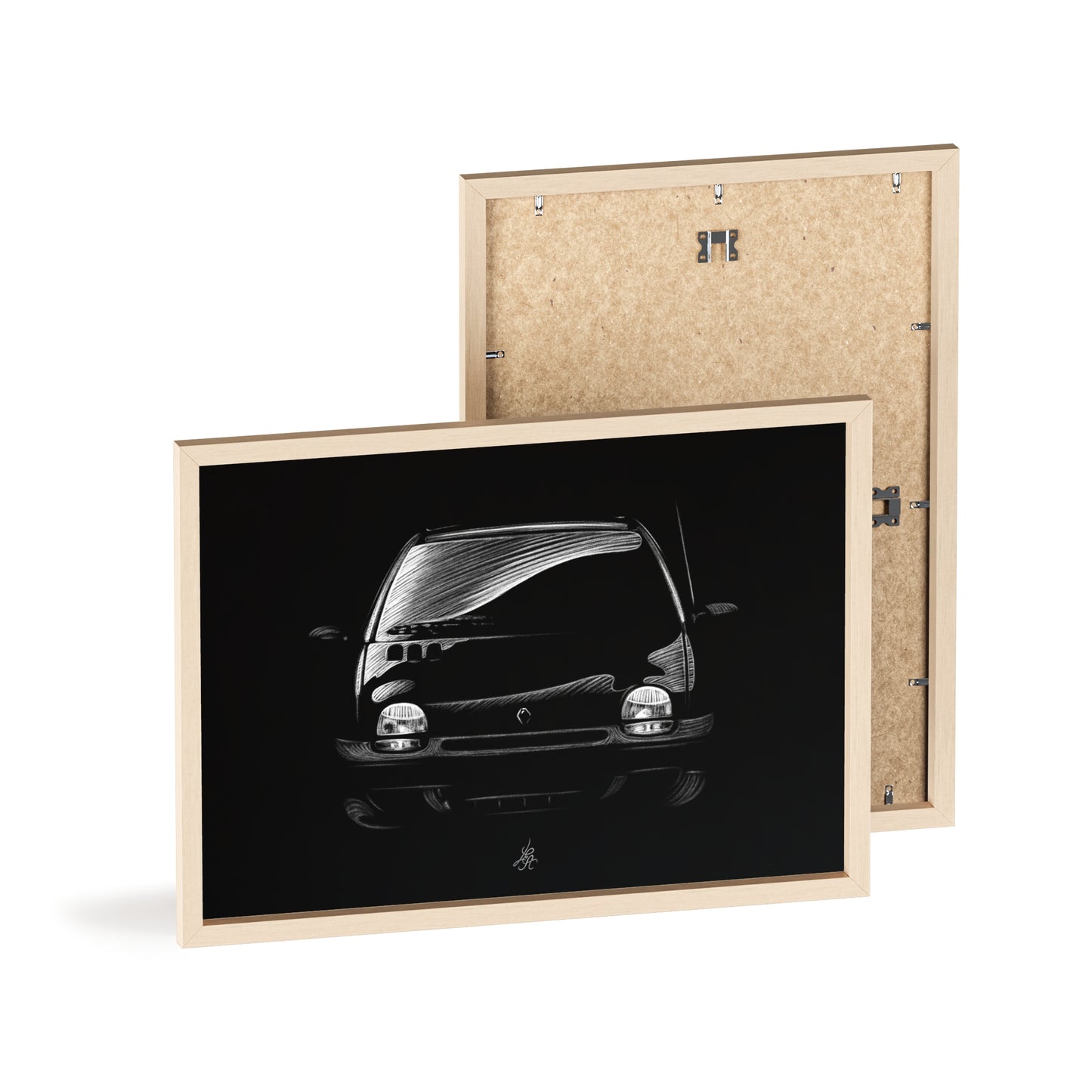 Dessin Encadré Renault Twingo, décoration 2000s