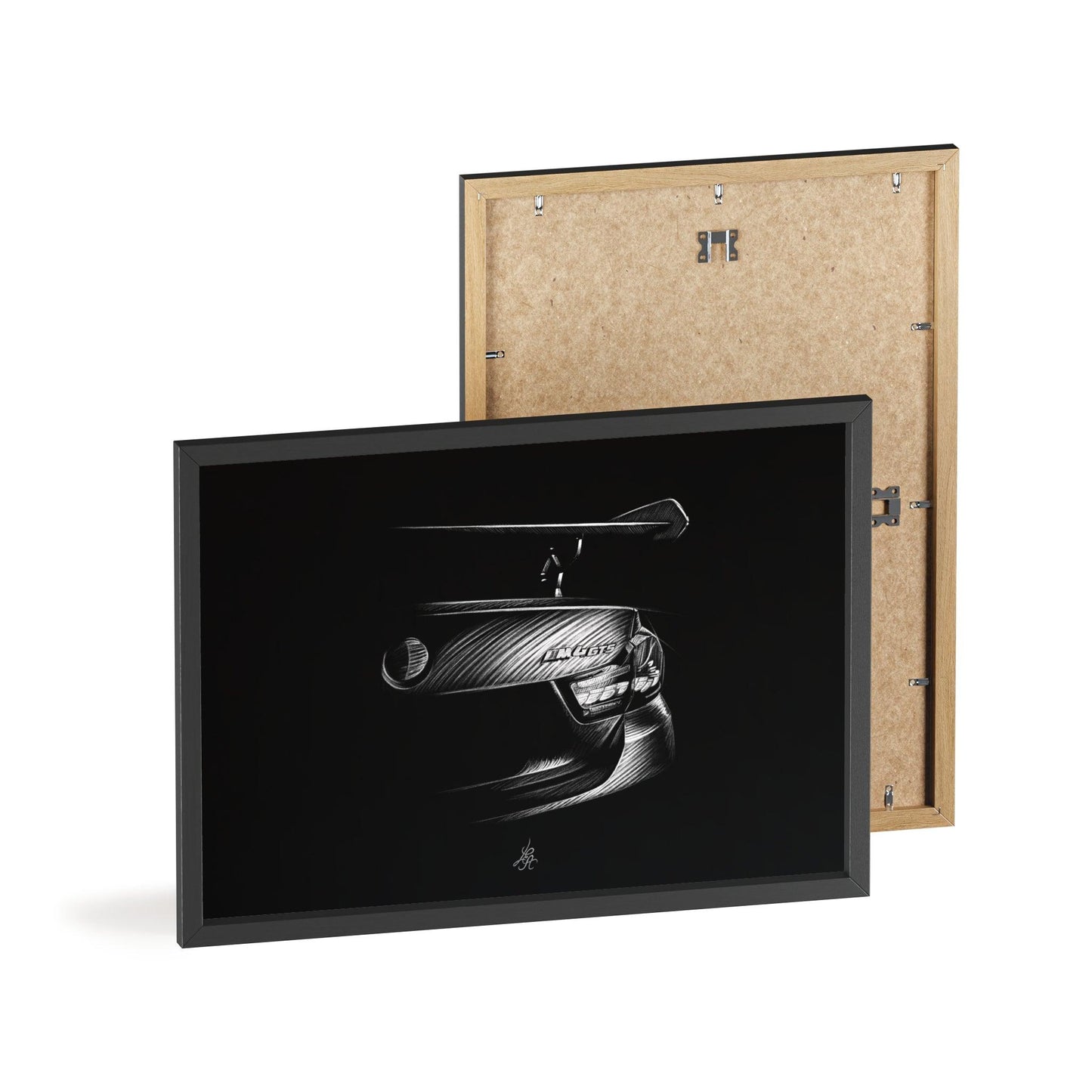 Dessin Encadré BMW, M4 GTS, décoration automobile-LE CADEAU AUTOMOBILE