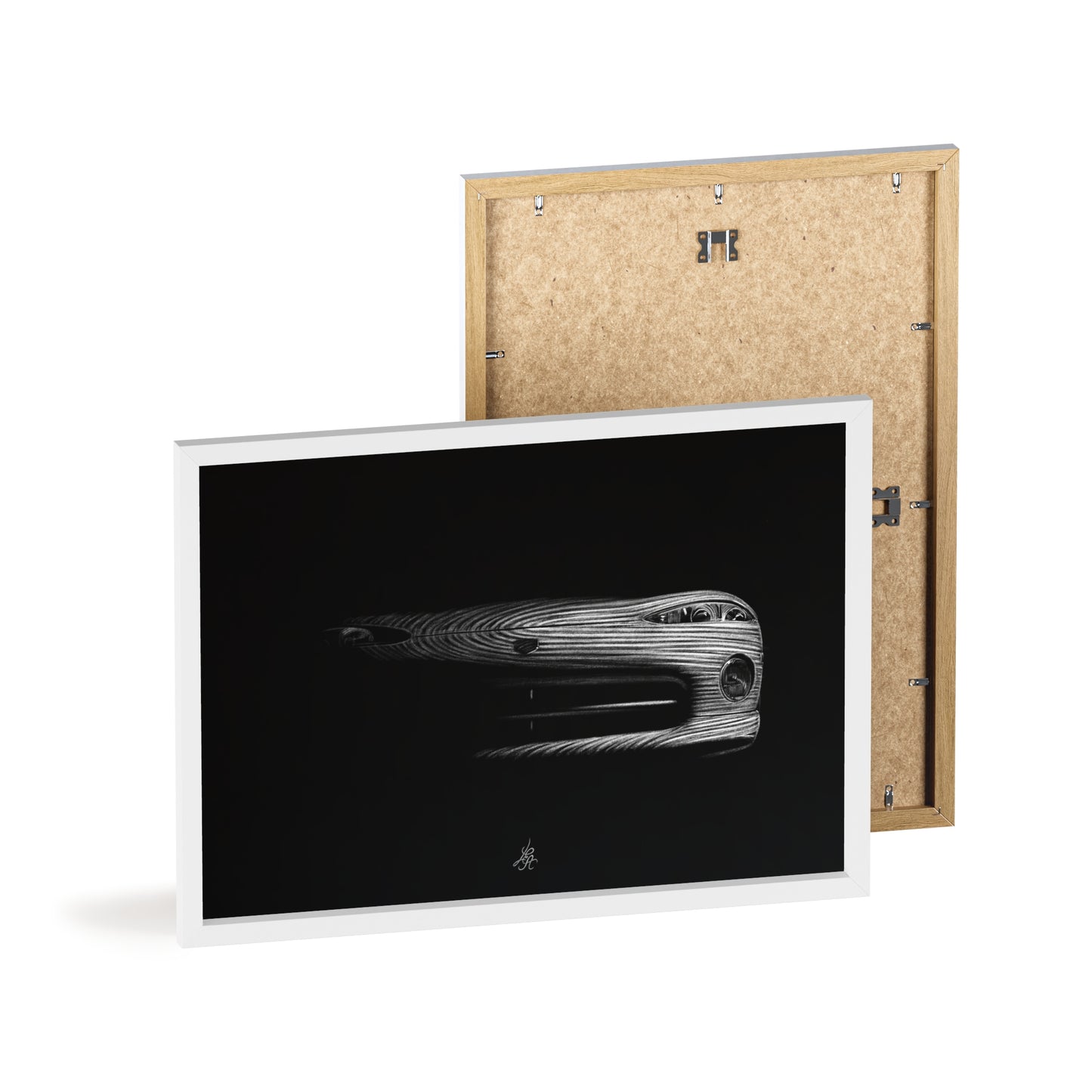 Dessin Encadré Dodge Viper, décoration supercar