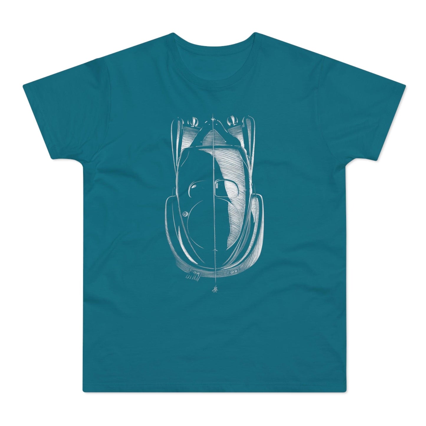 T-shirt Bugatti, La Voiture Noire, Type 57 SC Atlantic, unisexe - LE CADEAU AUTOMOBILE