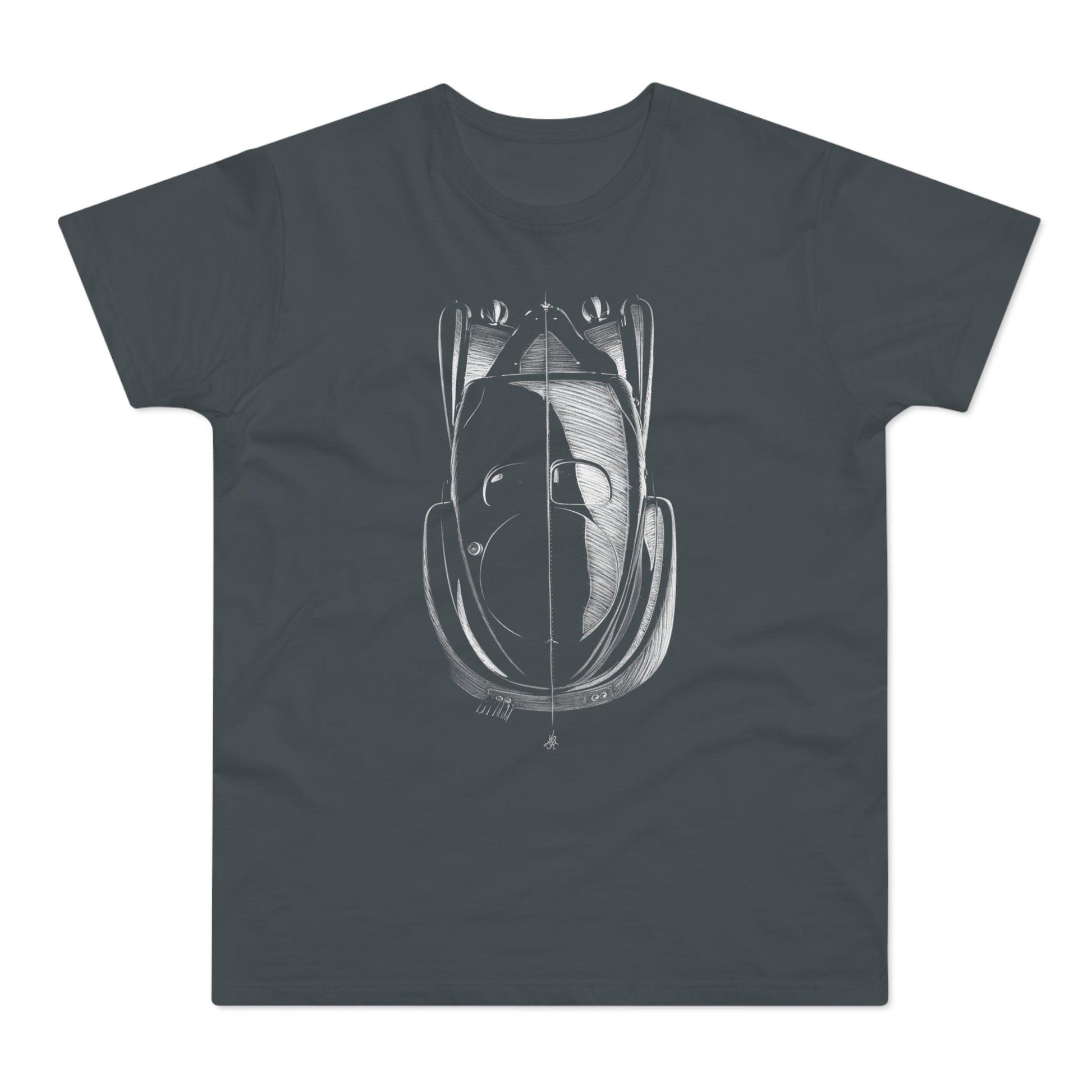 T-shirt Bugatti, La Voiture Noire, Type 57 SC Atlantic, unisexe - LE CADEAU AUTOMOBILE